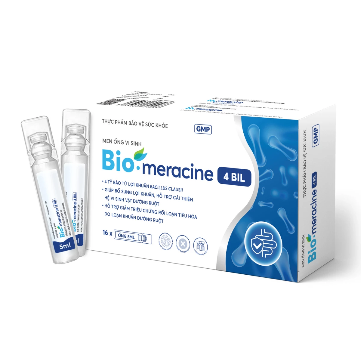 Men vi sinh Meracine Bio 4 Bil - Bổ sung 4 tỷ bào tử lợi khuẩn