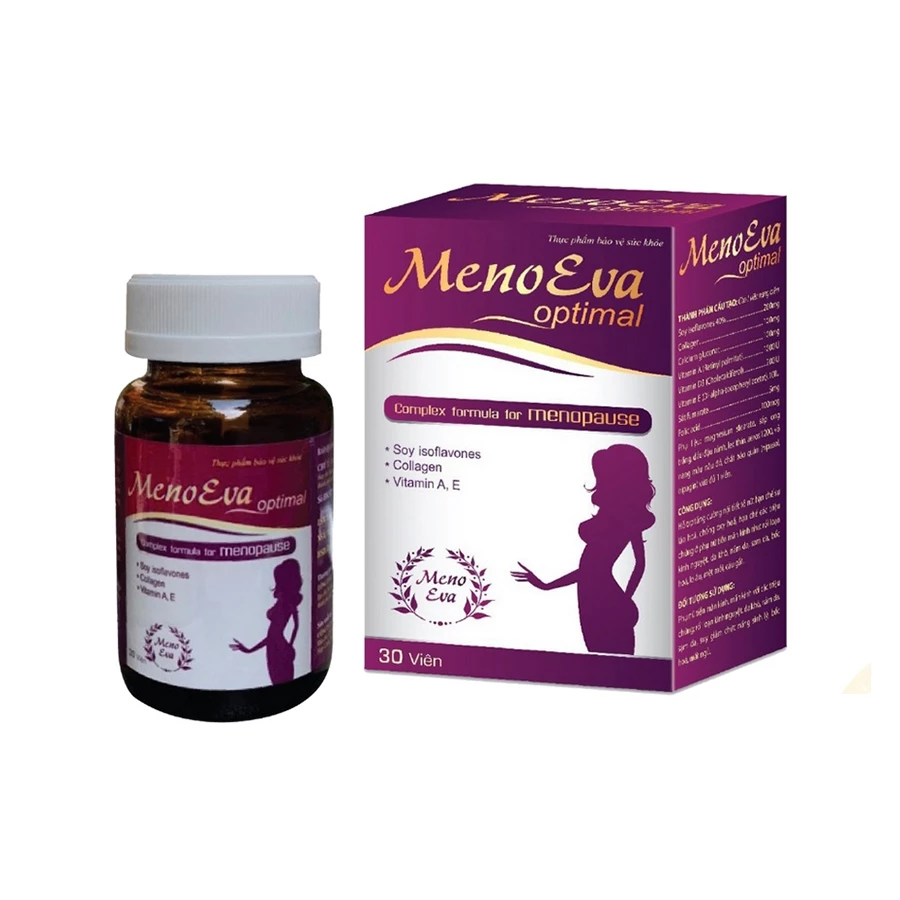 MenoEva Optimal An Châu - Hỗ trợ tăng cường nội tiết tố nữ, hạn chế lão hóa