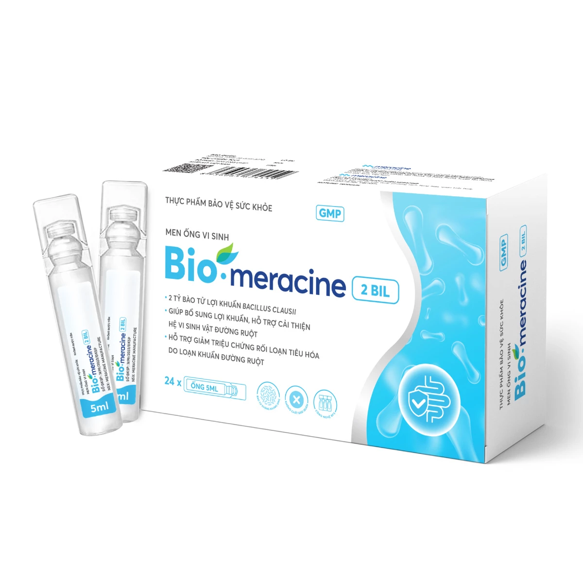 Men vi sinh Meracine Bio 2 Bil - Bổ sung 2 tỷ bào tử lợi khuẩn