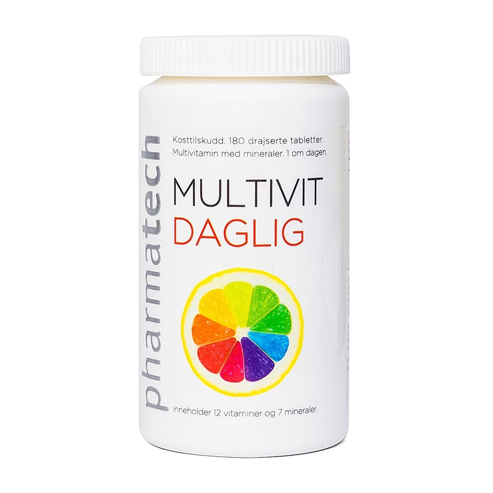Multivit Daglig Pharmatech - Vitamin tổng hợp chiết xuất rau củ quả