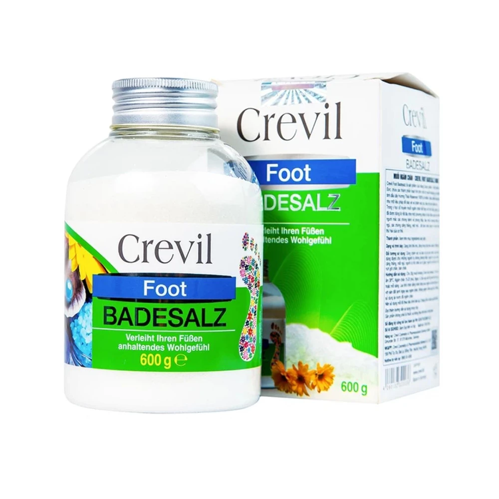 Muối ngâm chân Crevil Foot Badesalz - Hỗ trợ giảm đau nhức xương khớp, giúp ngủ ngon