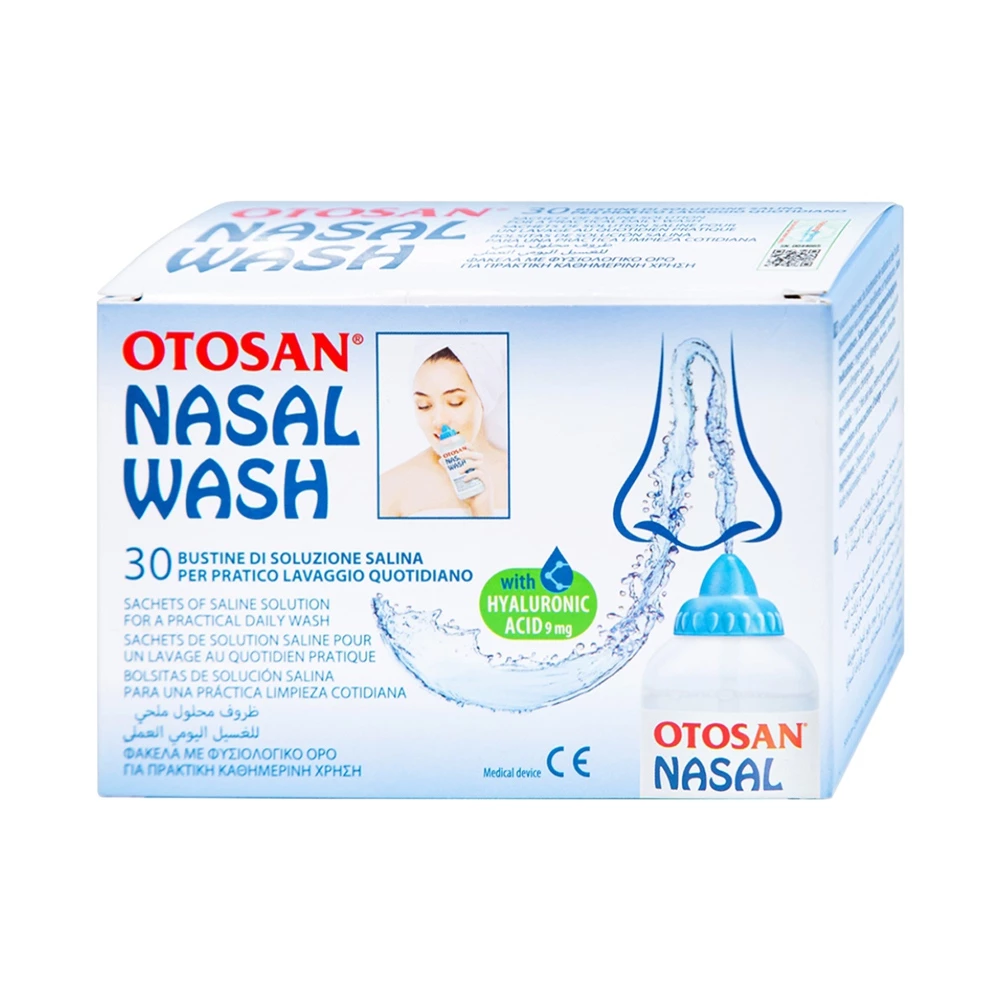 Muối rửa mũi Otosan Nasal Wash - Hỗ trợ giảm viêm xoang, viêm mũi dị ứng