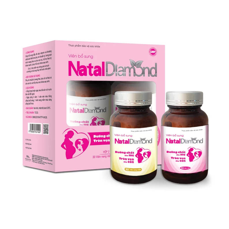 NatalDiamond Meracine - Bổ sung dưỡng chất thiết yếu cho thai kỳ khỏe mạnh