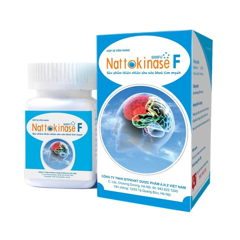 Nattokinase F 5000FU - Phòng ngừa tai biến mạch máu não