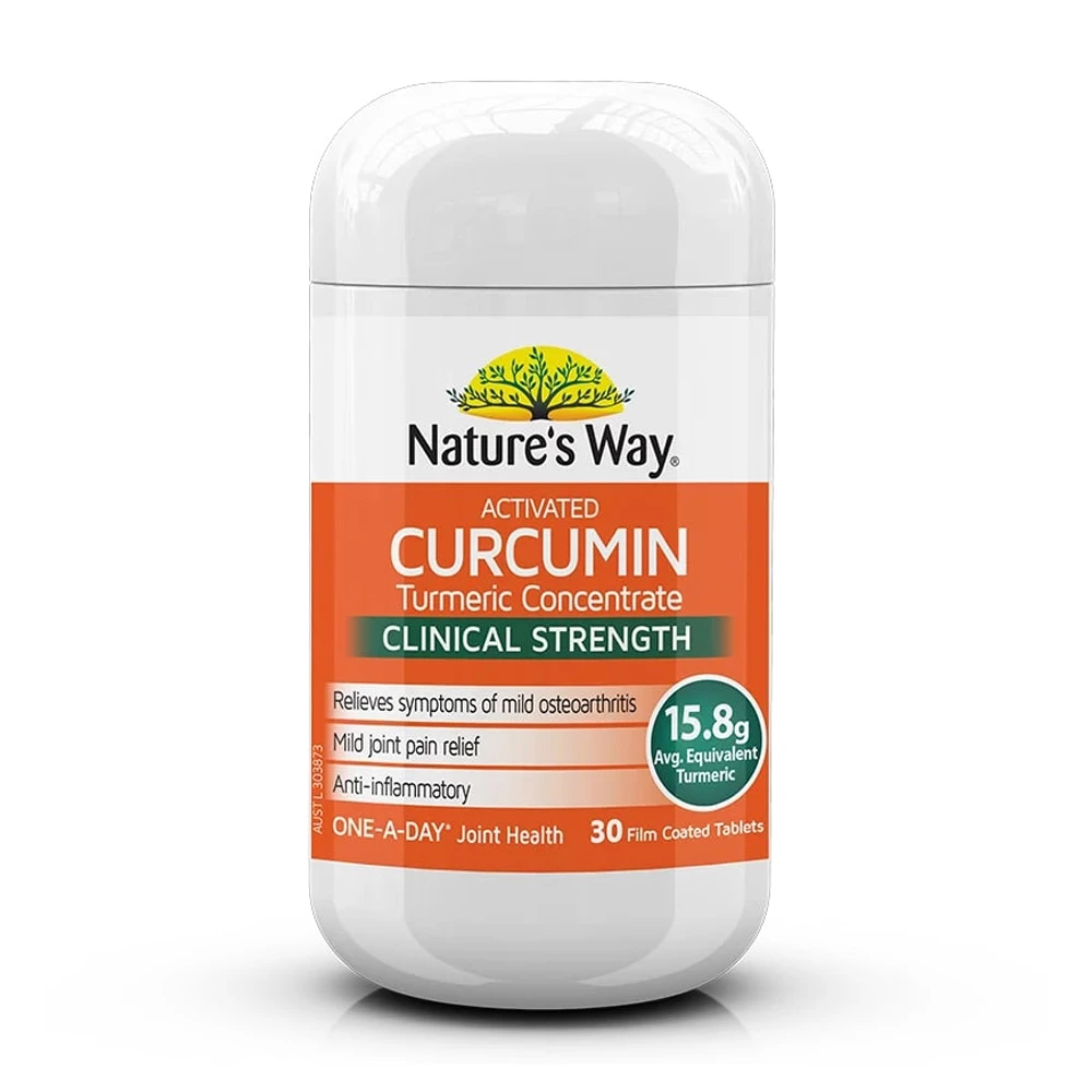 Nature's Way Activated Curcumin Tumeric Concentrate - Hỗ trợ giảm triệu chứng viêm khớp, thoái hóa khớp