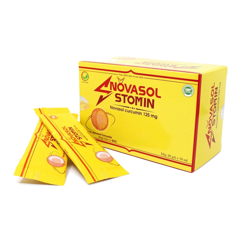 Novasol Stomin Natural Pharma - Hỗ trợ điều trị viêm loét dạ dày tá tràng