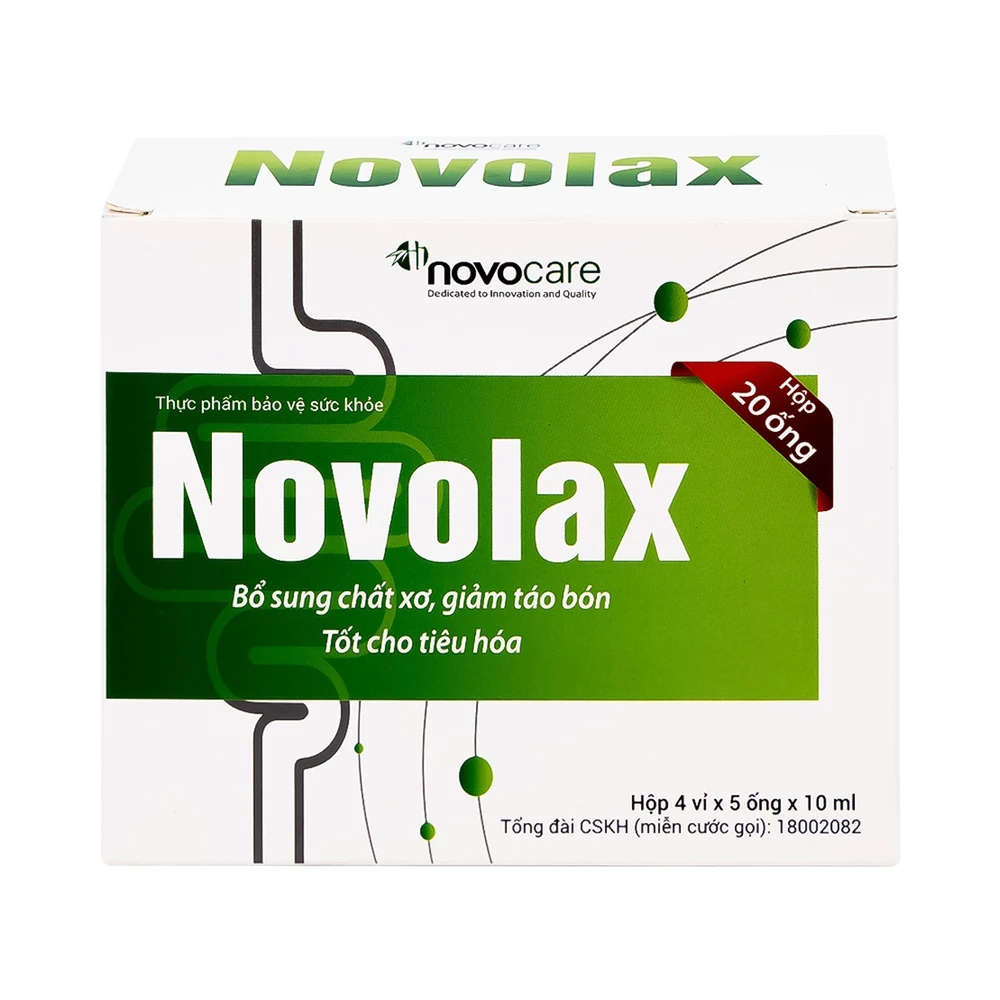 Novolax - Bổ sung chất xơ, giúp nhuận tràng, giảm táo bón