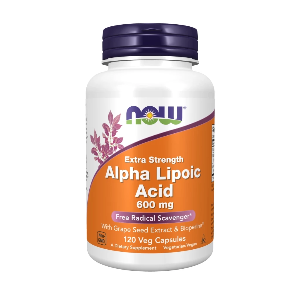 Now Alpha Lipoic Acid 600mg - Hỗ trợ điều trị biến chứng tiểu đường