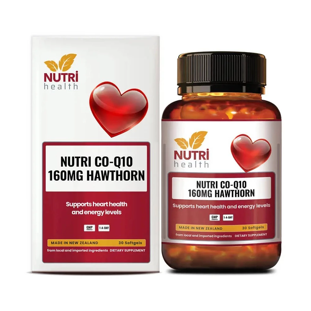 Nutri Co Q10 160mg Hawthorn - Hỗ trợ sức khoẻ tim mạch