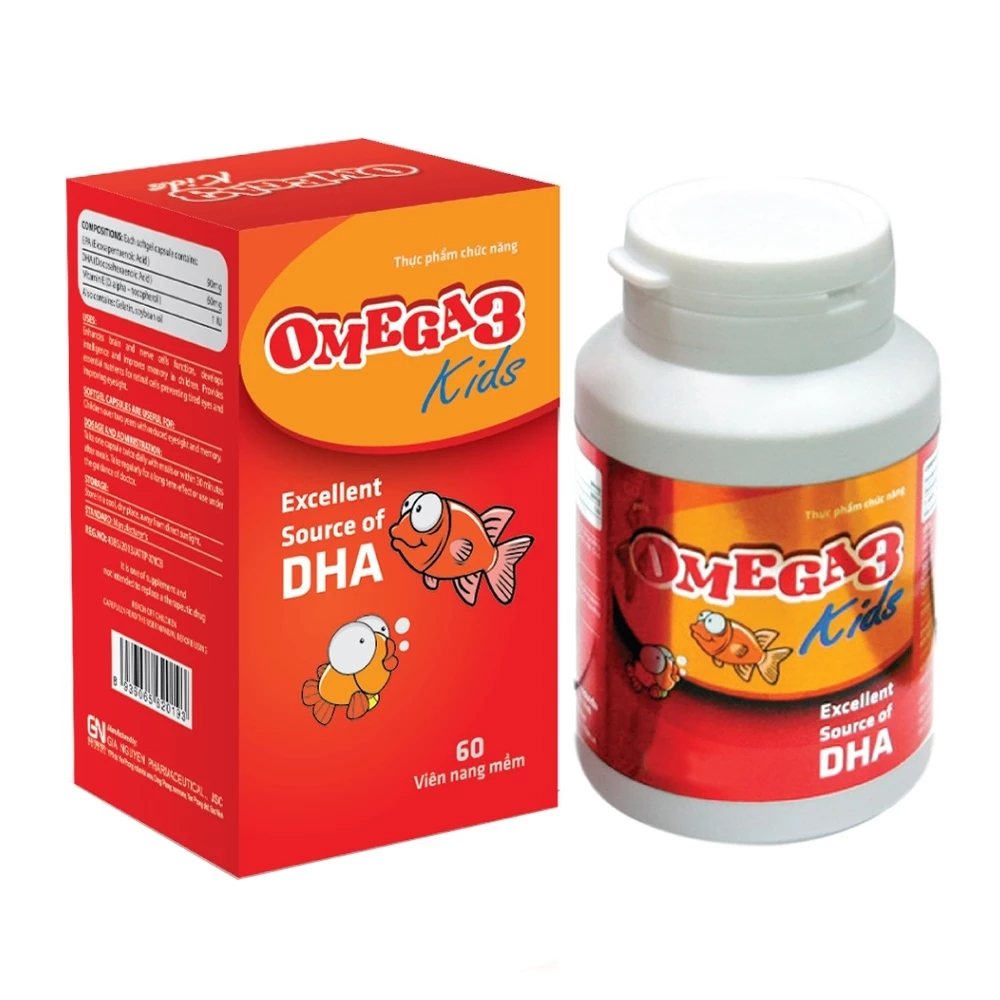 Dầu cá Omega 3 Kids Meracine - Hỗ trợ phát triển não bộ & tăng cường thị lực cho trẻ