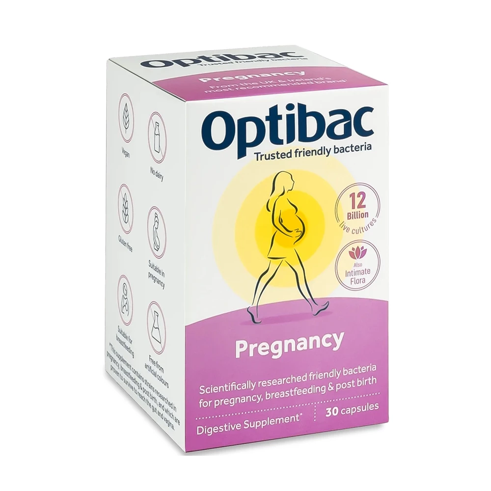 Optibac Pregnancy - Men vi sinh cho bà bầu, sau sinh & cho con bú