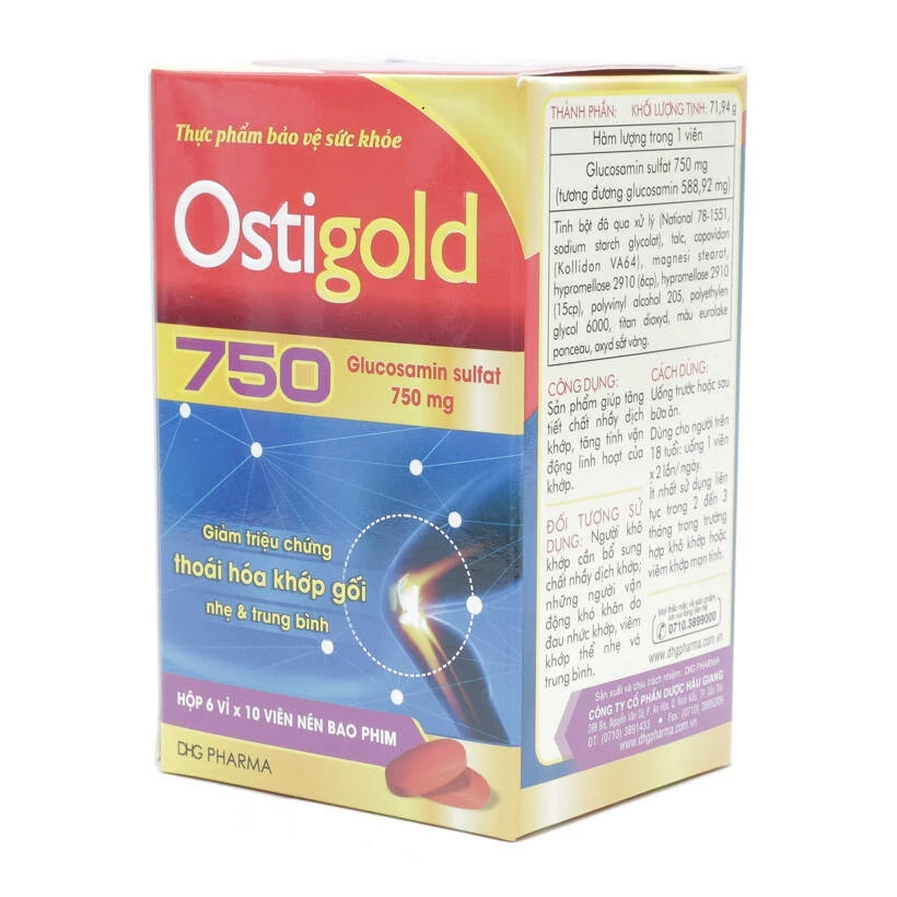 Ostigold 750 DHG - Bổ sung chất nhầy dịch khớp