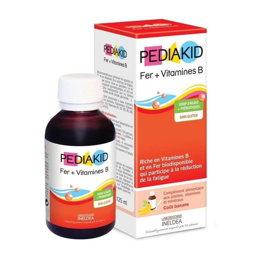 Pediakid Fer + Vitamines B - Bổ sung sắt và vitamin nhóm B cho trẻ