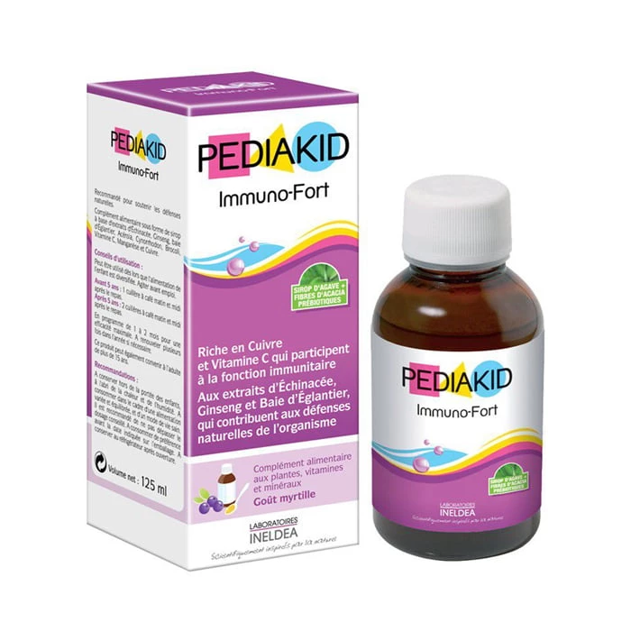 Pediakid Immuno-Fort  - Siro tăng đề kháng cho trẻ, hỗ trợ phòng chống bệnh