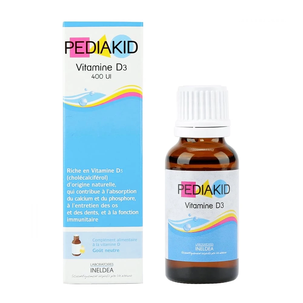 Pediakid Vitamin D3 bổ sung vitamin D3 cho trẻ