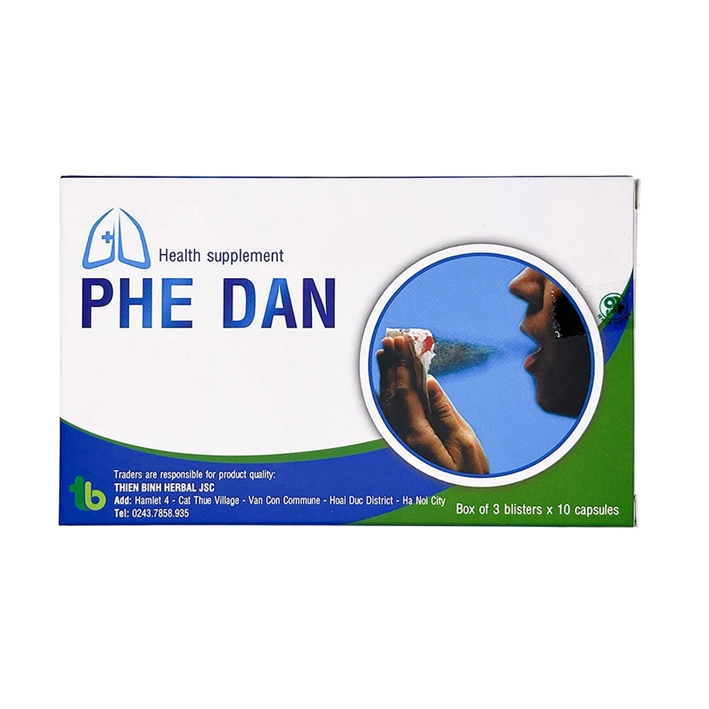 Phế Đan Thiên Bình - Hỗ trợ bổ phế, giảm đờm, dịu ho