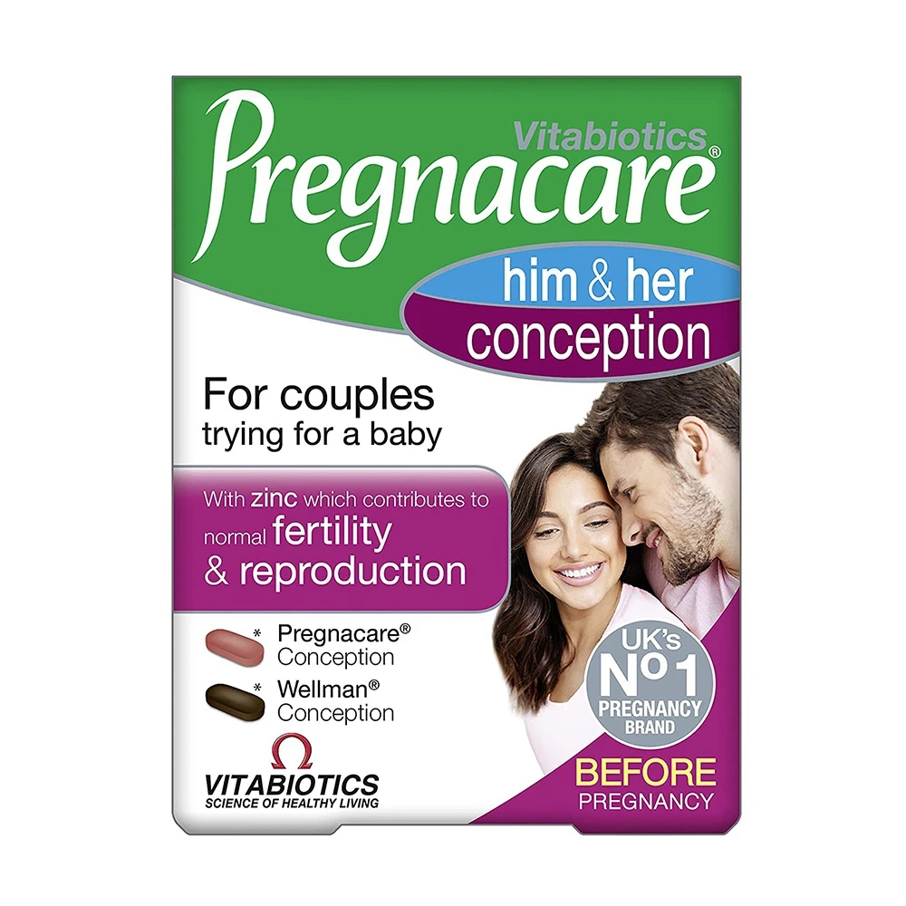 Pregnacare Him & Her Conception - Hỗ trợ tăng khả năng thụ thai cho nam và nữ