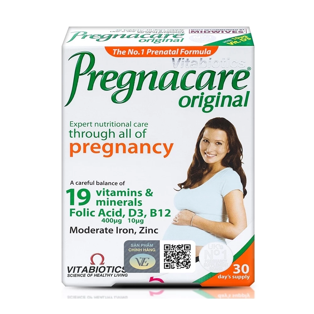 Pregnacare Original Vitabiotics - Vitamin tổng hợp cho bà bầu & mẹ sau sinh