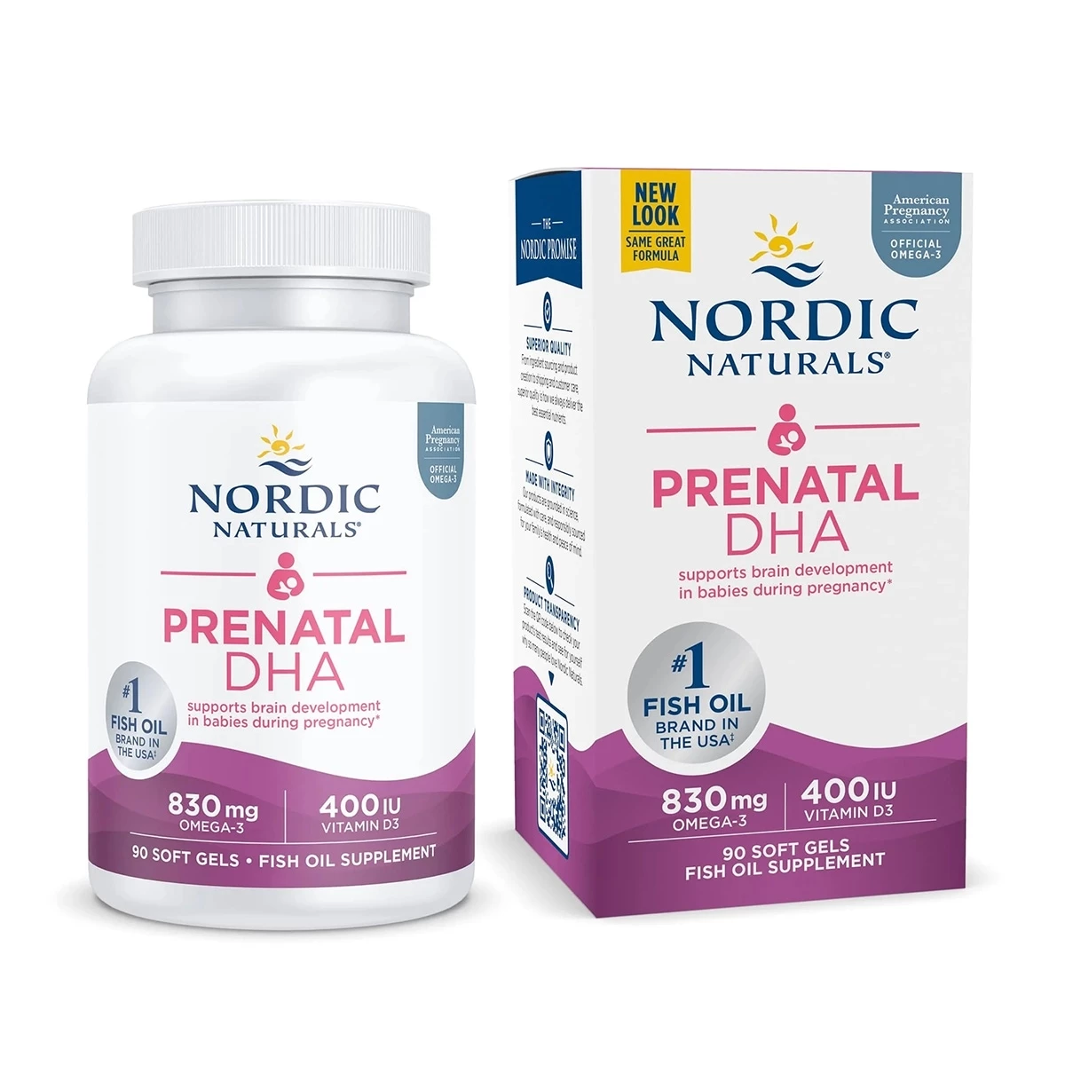 Prenatal DHA Nordic Naturals - Bổ sung DHA cho bà bầu & mẹ sau sinh