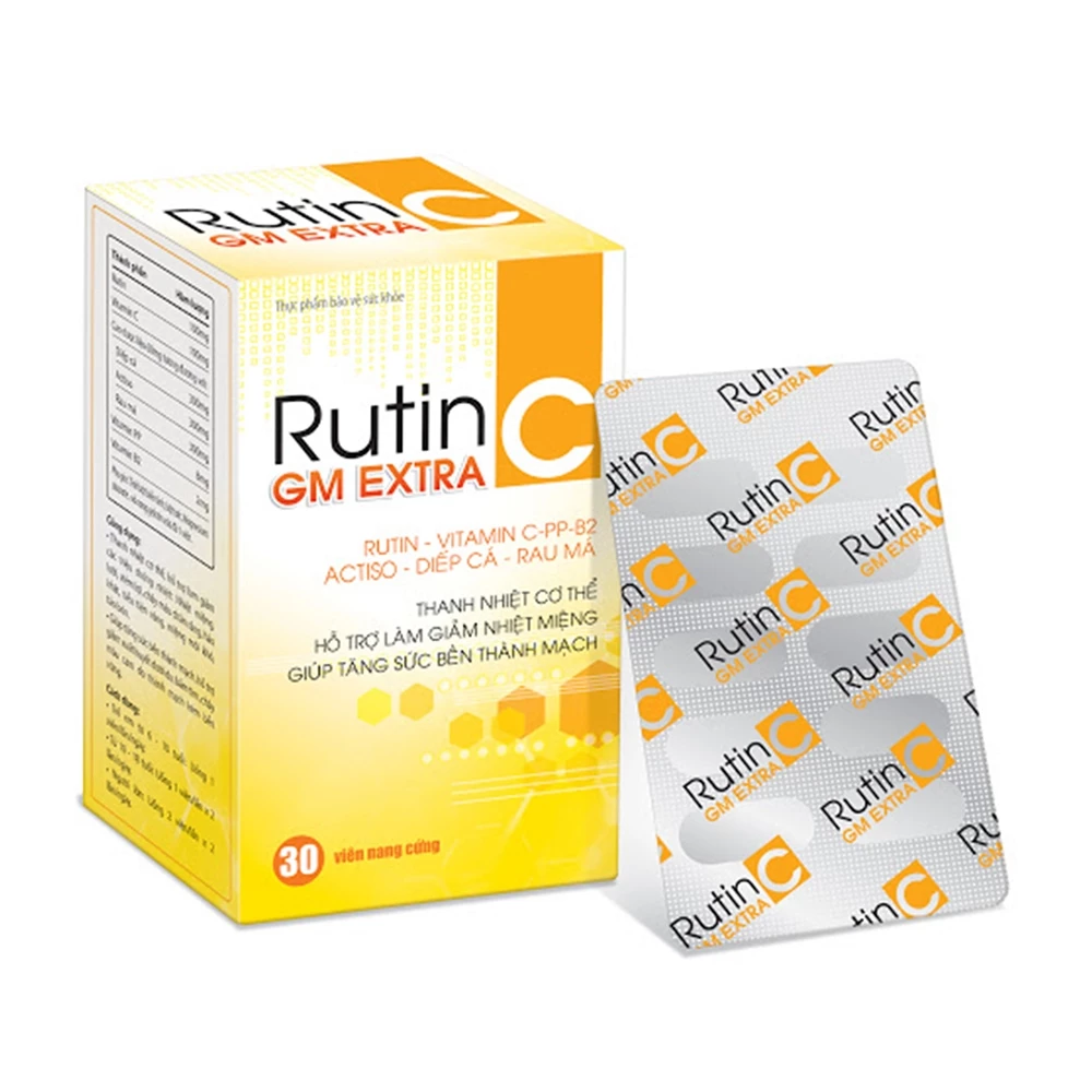 Rutin C GM Extra - Thanh nhiệt, hỗ trợ giảm nhiệt miệng