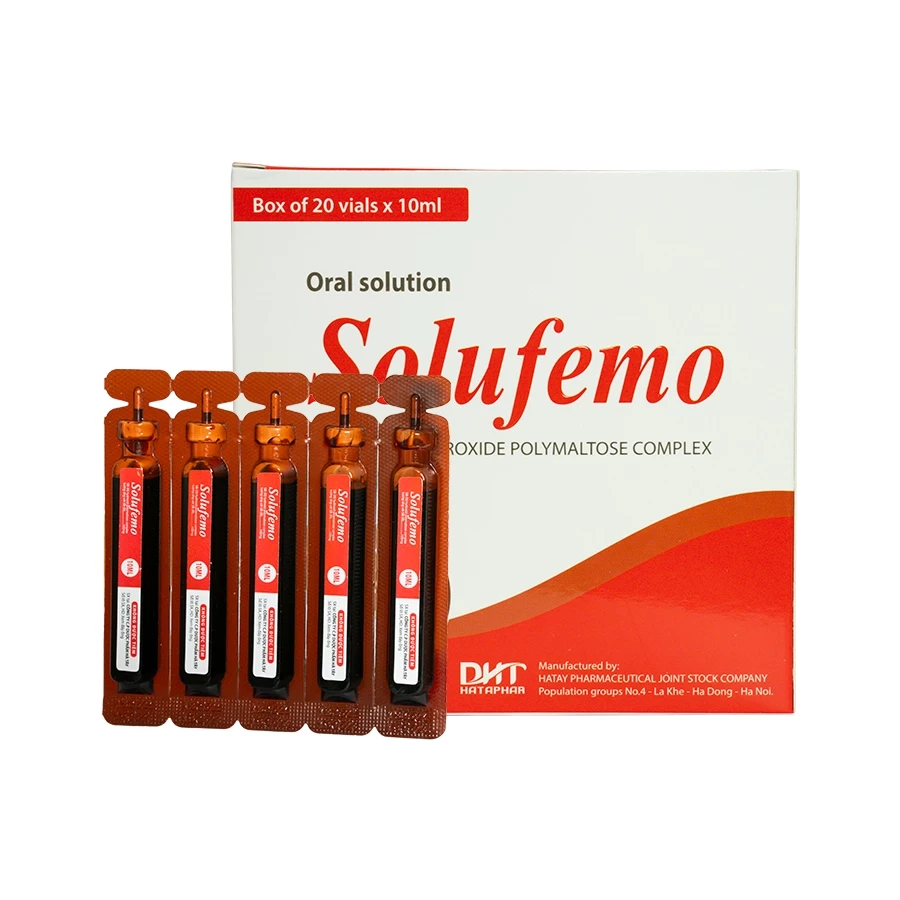 Solufemo - Điều trị và phòng ngừa thiếu máu do thiếu sắt