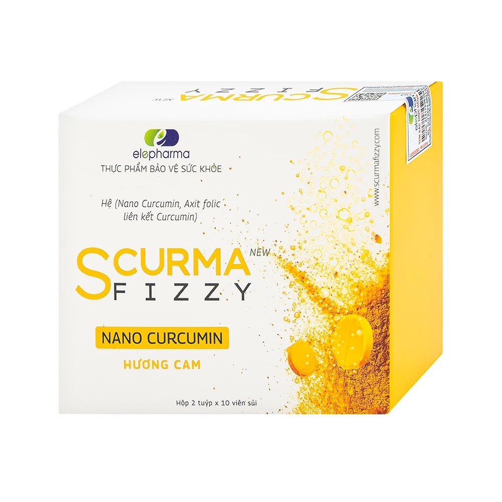 SCurma Fizzy - Viên sủi hỗ trợ cải thiện trào ngược, đẩy lùi viêm loét