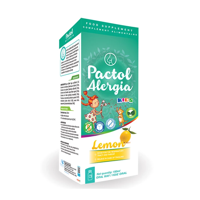 Pactol Alergia Kids - Hỗ trợ giảm ho, làm dịu cổ họng cho trẻ