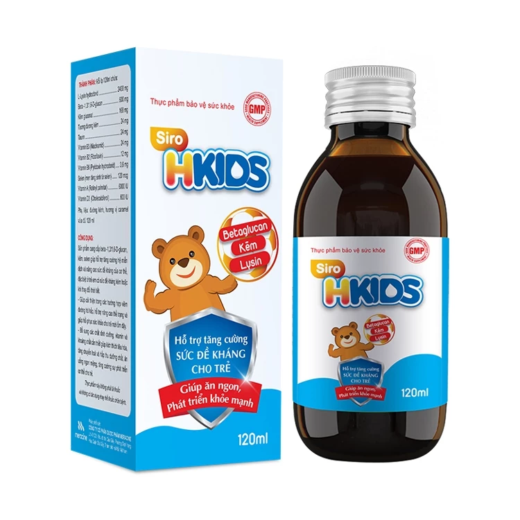 Siro HKids Meracine - Hỗ trợ trẻ phát triển khỏe mạnh, ăn ngon, tăng đề kháng