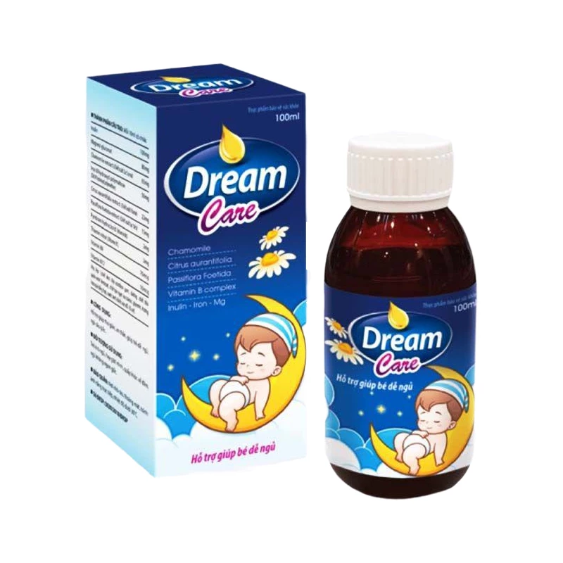 Dream Care - Siro giúp trẻ dễ ngủ, ngủ sâu giấc