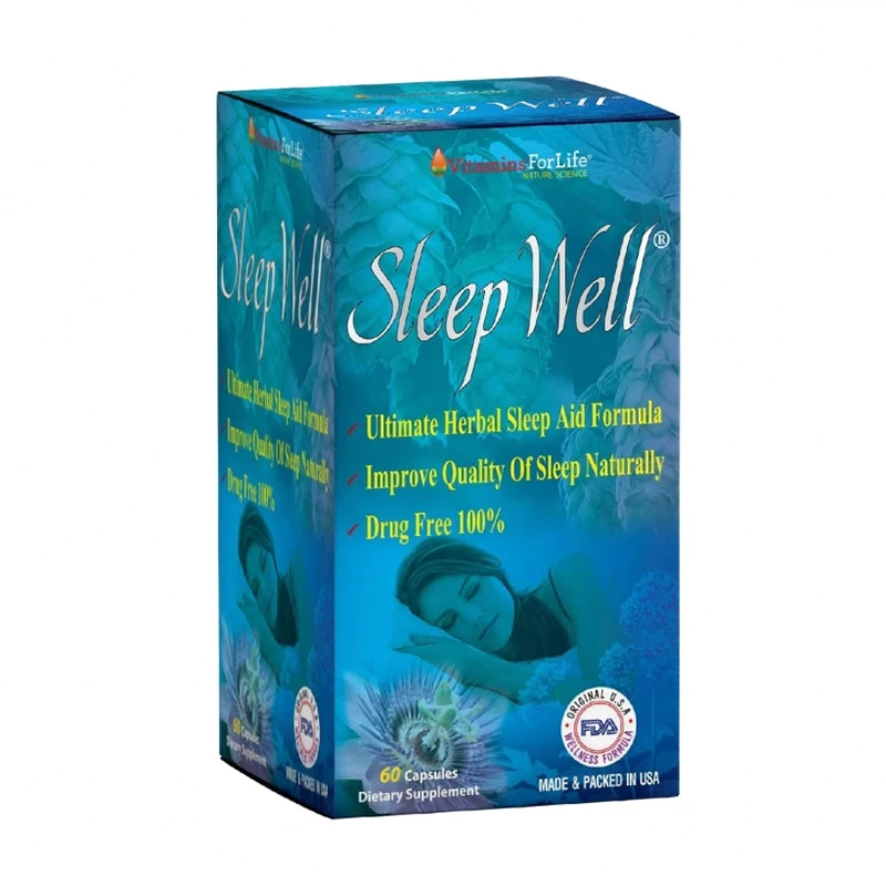 Sleep Well Vitamins For Life - Tái tạo giấc ngủ sinh lý tự nhiên, giảm căng thẳng