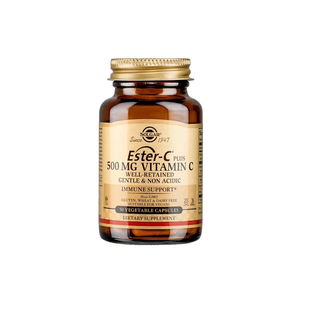 Viên uống Solgar Ester-C Plus 500 mg Vitamin C bổ sung vitamin C cho cơ thể
