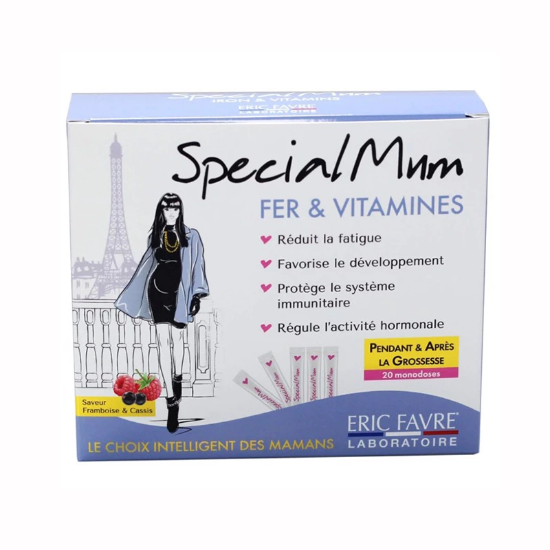 Special Mum Fer & Vitamines - Bổ sung sắt hữu cơ và vitamin cho bà bầu