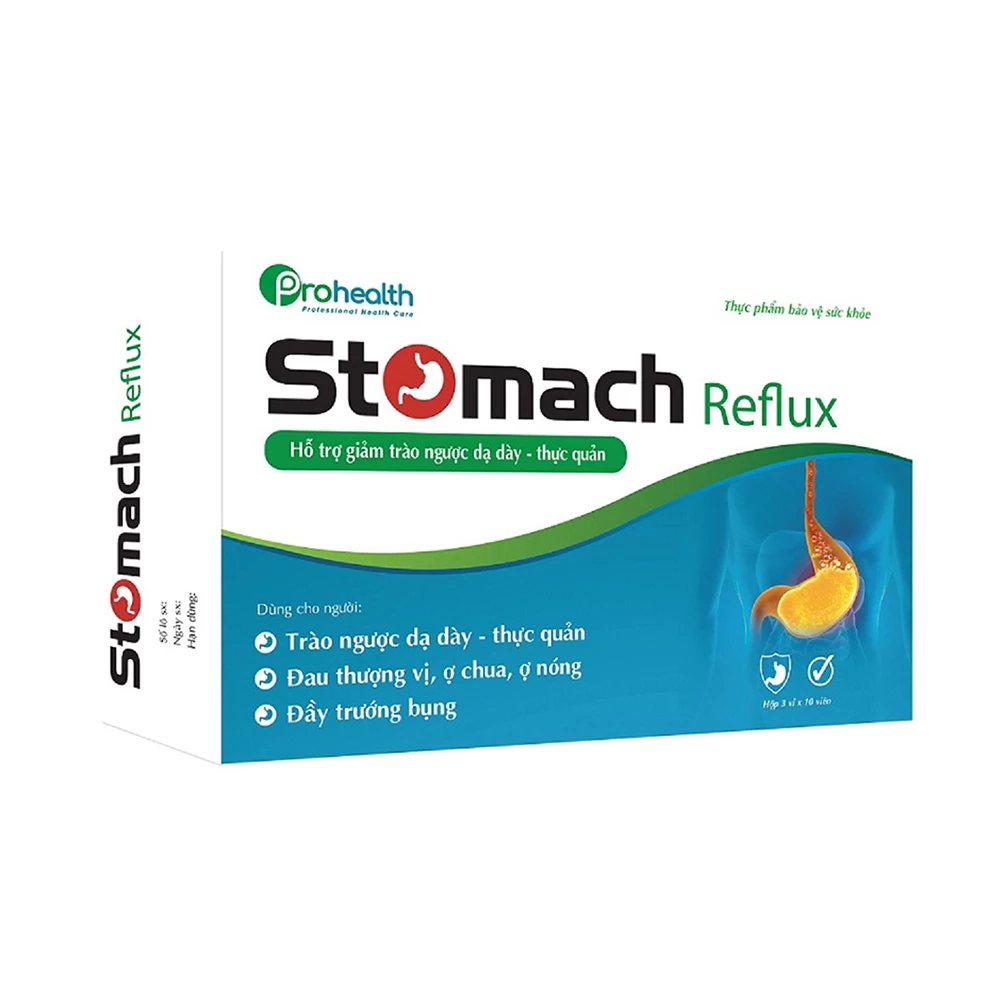 Stomach Reflux - Hỗ trợ giảm trào ngược dạ dày thực quản