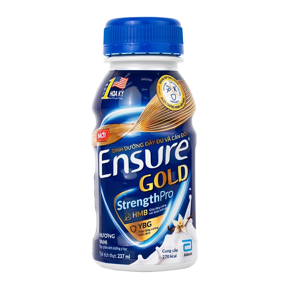 Sữa Ensure Gold nước hương vani 237ml