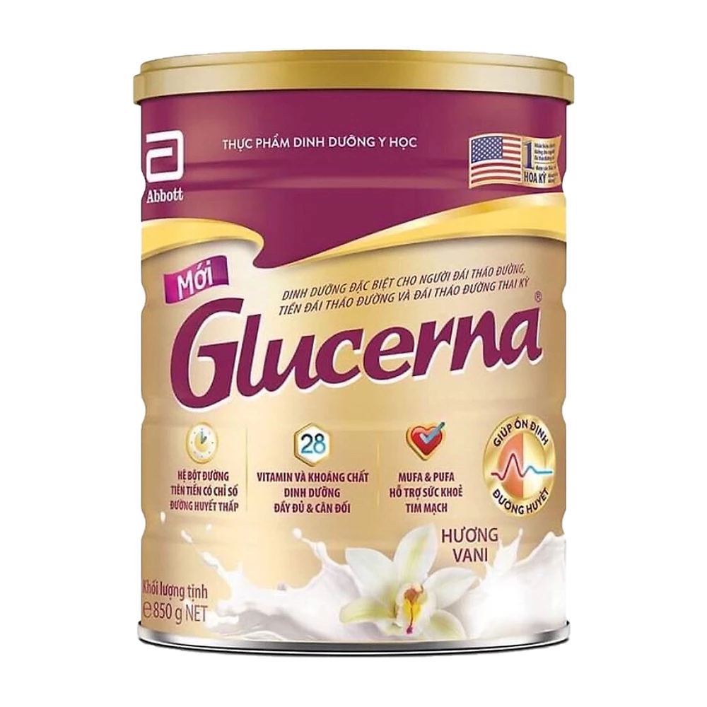 Sữa bột Glucerna cho người tiểu đường