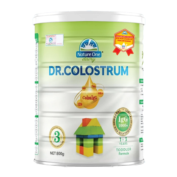 Sữa Dr Colostrum số 3 - Sữa non tăng cân, tăng đề kháng cho bé từ 1-3 tuổi