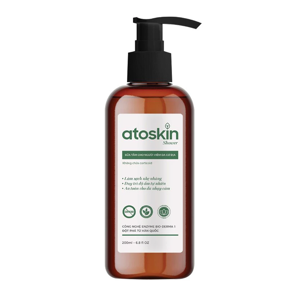 Sữa tắm Atoskin Shower dành cho người viêm da cơ địa, eczema