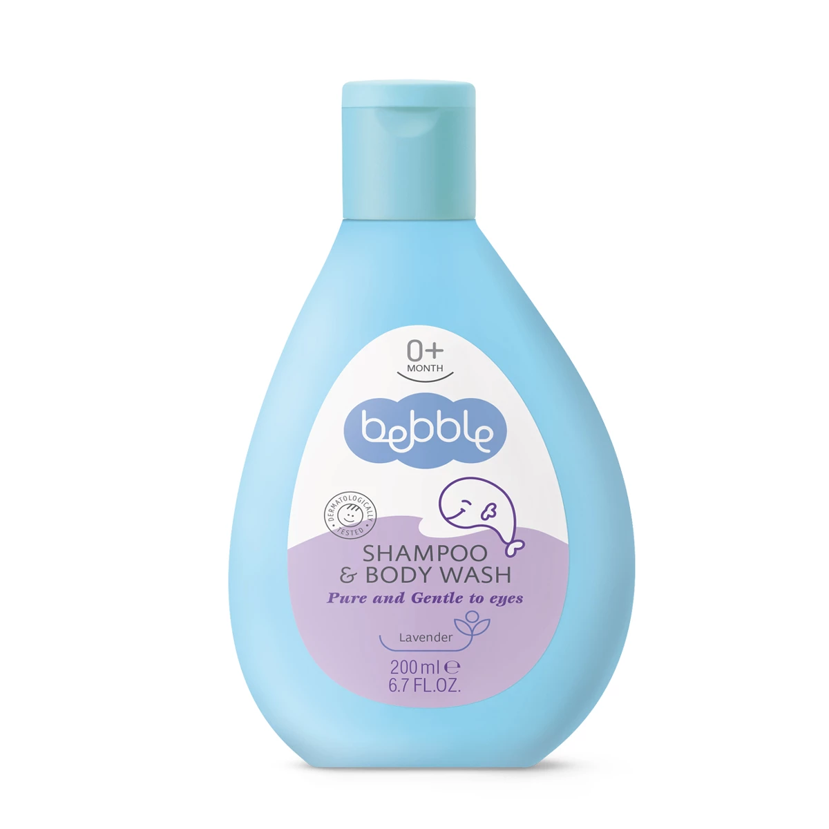 Sữa tắm gội cho bé Bebble Shampoo & Body Wash Lavender