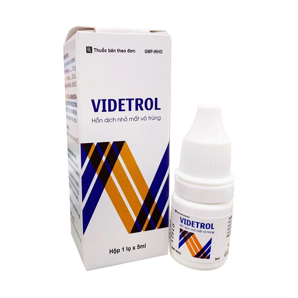 Videtrol - Hỗn dịch nhỏ mắt vô trùng