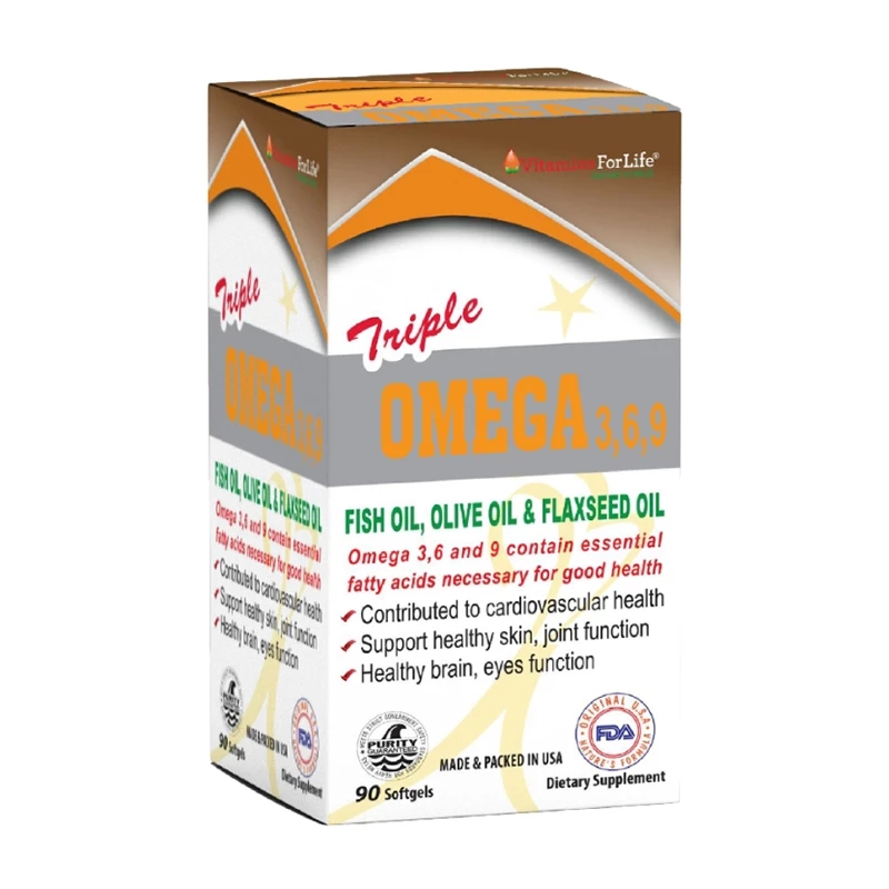 Triple Omega 369 Vitamins For Life - Phòng ngừa bệnh về tim mạch