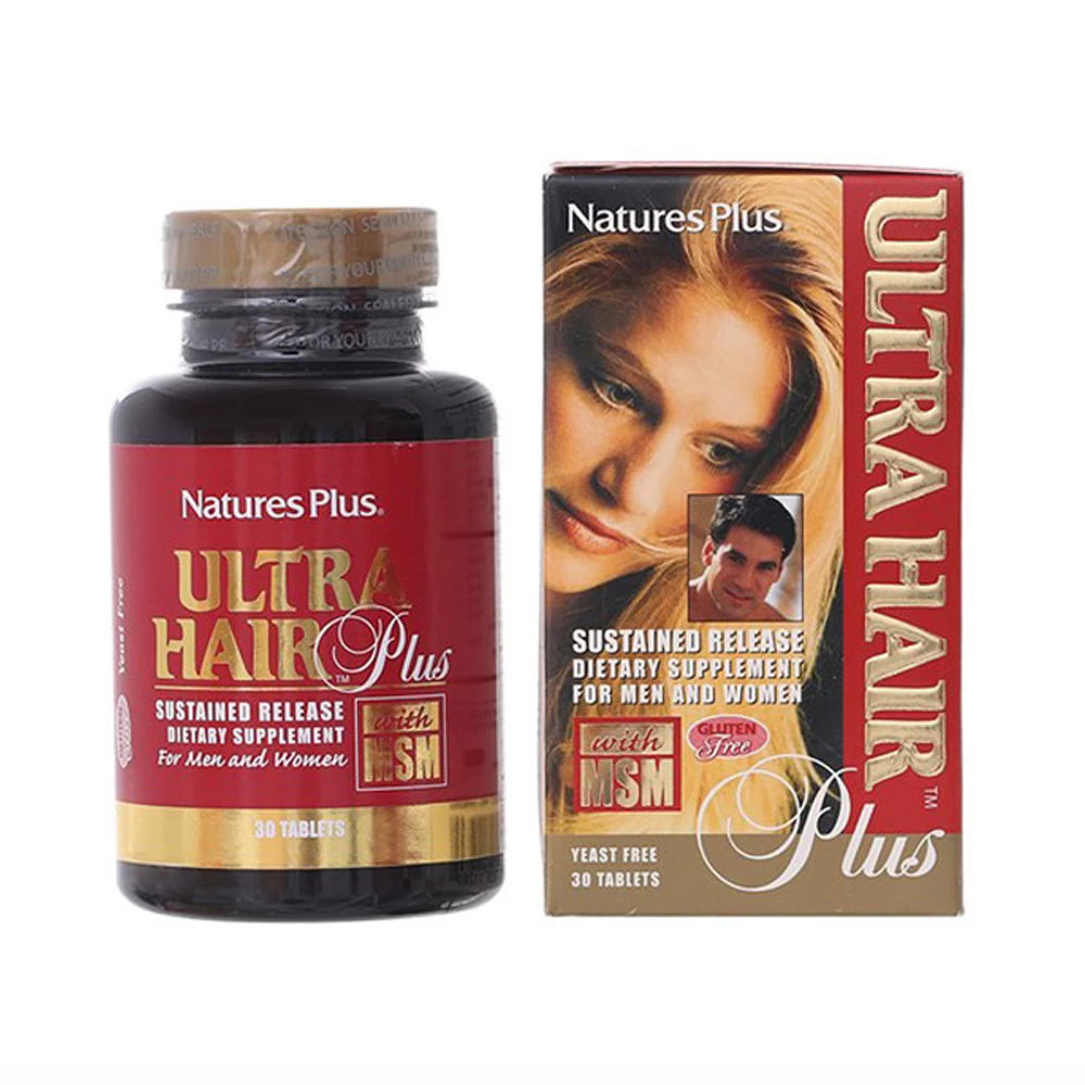 Ultra Hair Plus Nature's Plus - Giúp tóc chắc khỏe, ngăn ngừa rụng tóc, tóc bạc sớm