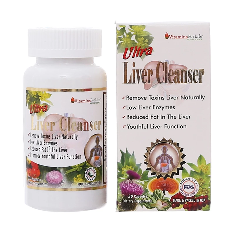Ultra Liver Cleanser Vitamins For Life - Hỗ trợ giải độc gan, ngăn ngừa gan nhiễm mỡ, viêm gan
