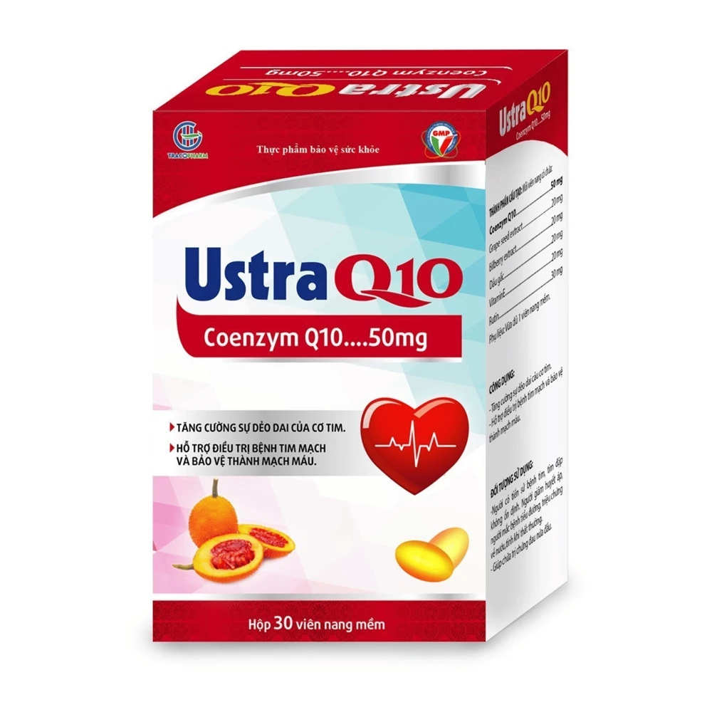 Ustra Q10 - Hỗ trợ giảm mỡ máu, bảo vệ thành mạch máu