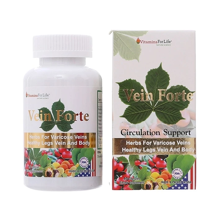 Vein Forte Vitamins For Life - Hỗ trợ giảm suy giãn tĩnh mạch và trĩ