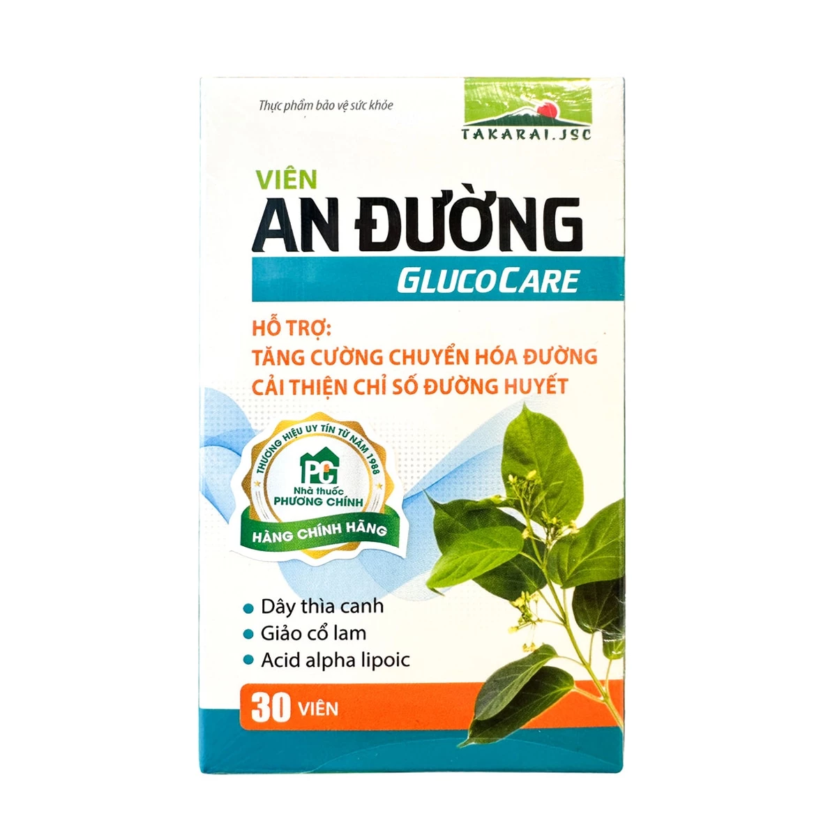 Viên An Đường GlucoCare Takarai - Hỗ trợ cải thiện chỉ số đường huyết