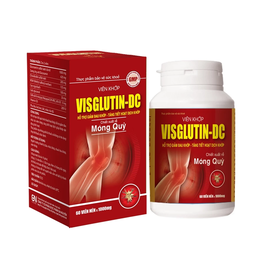 Visglutin DC Meracine - Hỗ trợ giảm đau, giảm khô khớp, viêm khớp
