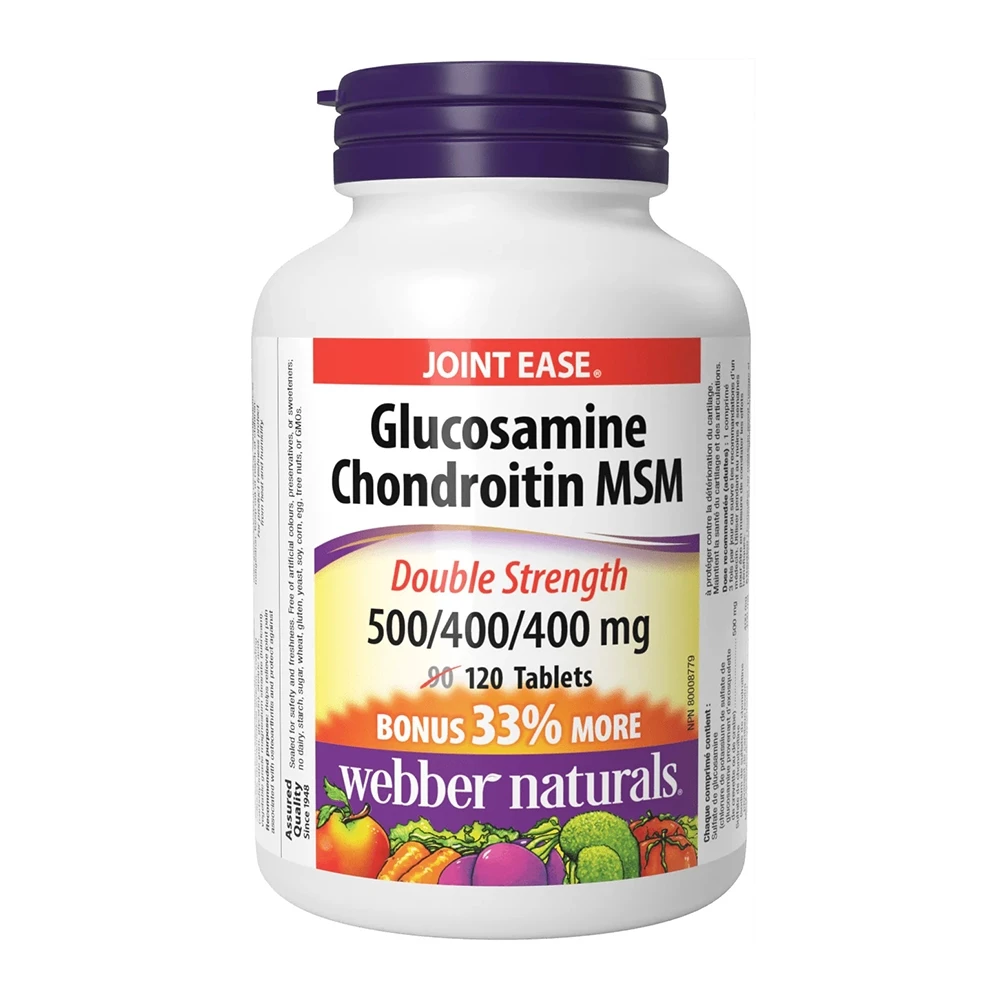 Viên uống bổ khớp Webber Naturals Glucosamine Chondroitin MSM