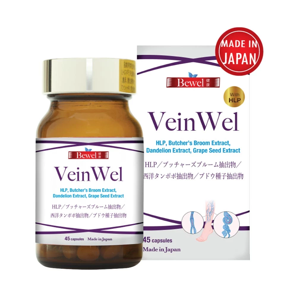 Bewel VeinWel - Hỗ trợ phòng ngừa suy giãn tĩnh mạch