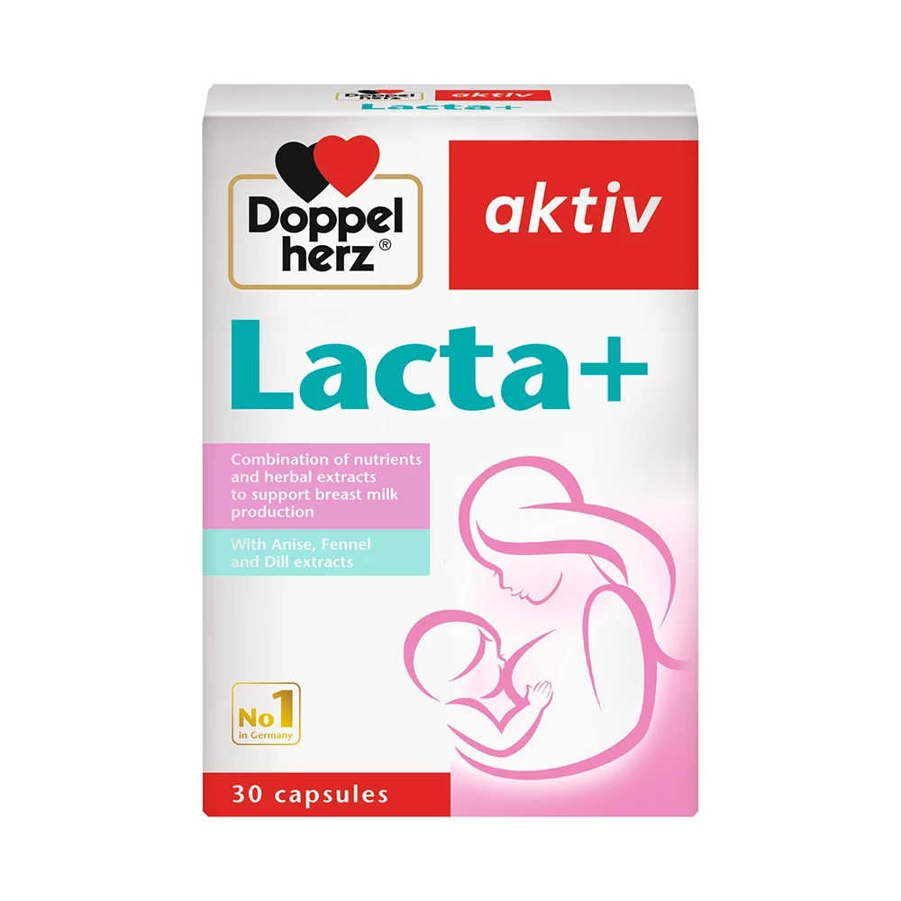 Lacta+ Doppelherz - Hỗ trợ cải thiện nguồn sữa mẹ