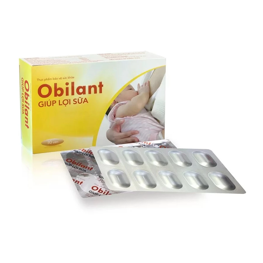 Obilant - Giúp lợi sữa, hỗ trợ giảm tắc tuyến sữa sau khi sinh con